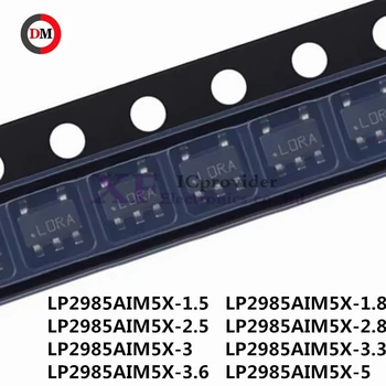 50pieces LP2985AIM5X-3.3 SOT23-5 lp2985a5x 1.5 1.8 2.5 2.8 3.3 3.0 3.6 5.0 3v 5v sot lp2985 smd
