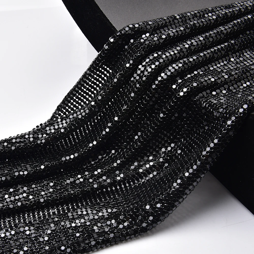45 x 150 cm Sparkly Metal Mesh Fabric Chainmail Jewelry Making Metal Mesh Sewing Fabric