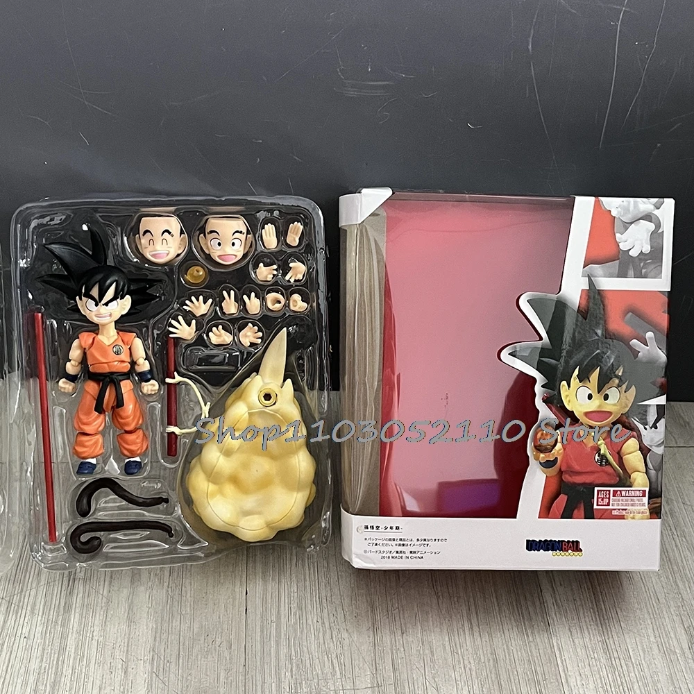 Dragon Ball Z Son Goku Figuur Anime SHF Goku Gk Salto Cloud Action Beeldje Beweegbare Collectie Pop Model Speelgoed Geschenken