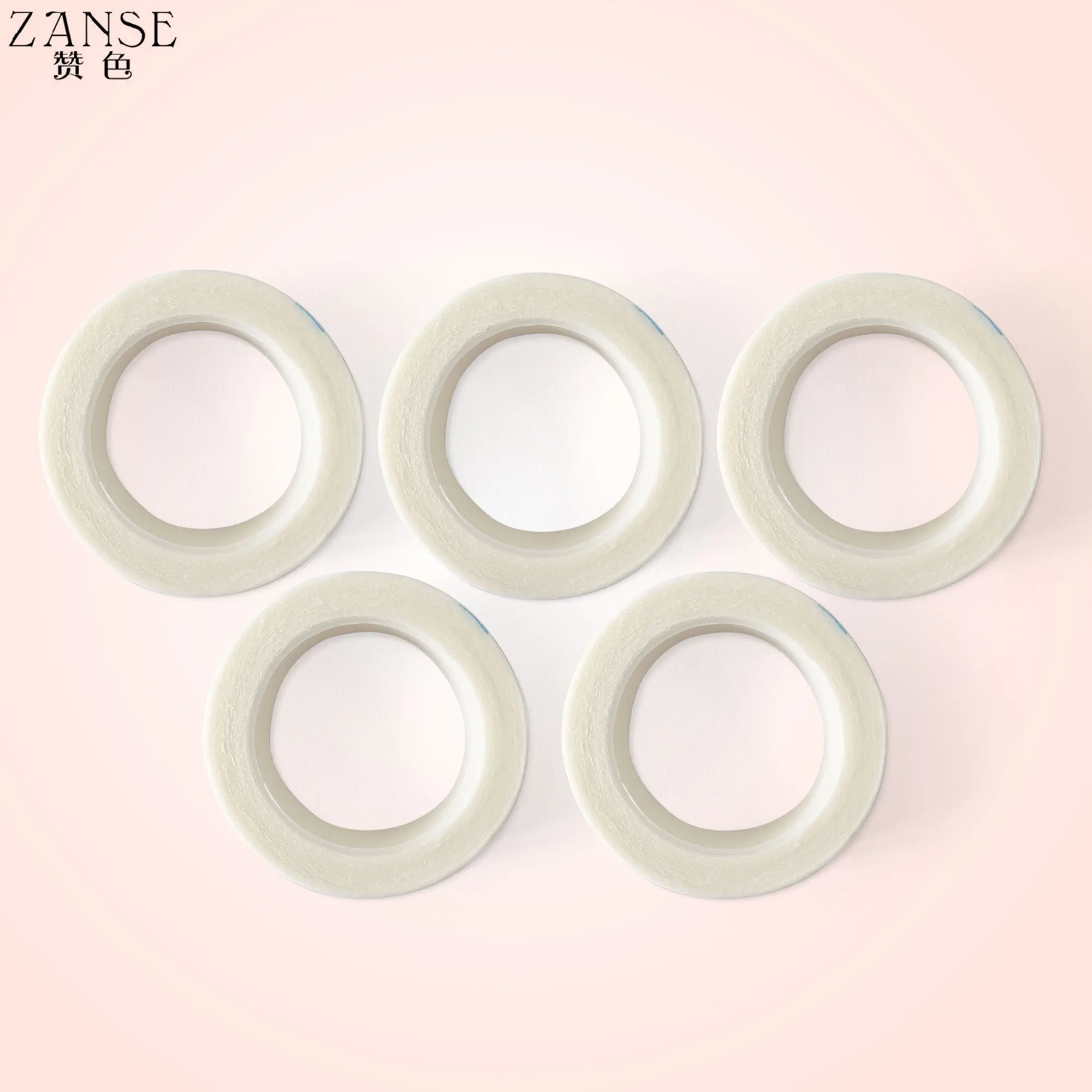 50 Rolls Eyelash Tape Breathable Non-woven Cloth Adhesive Patches Under Eye Pad Eyelash Extension Paper Tape Wholesale