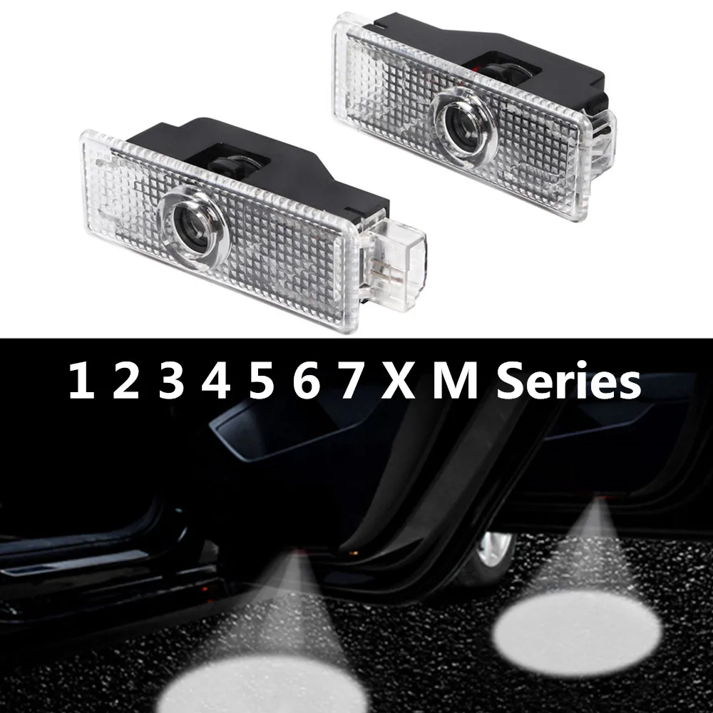 

2X For BMW F01 E91 E92 E93 E61 F11 F18 GT E46 E60 E90 F10 F30 E87 LED Car Door Interior Light Bulbs Decoration Lamp Accessories