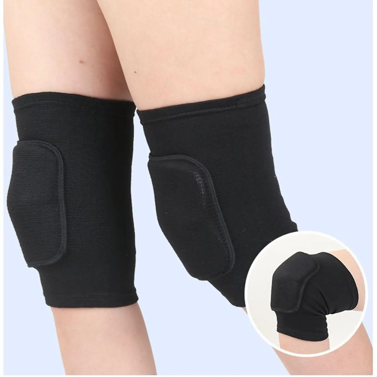 Volleyball Knee Pads Leg Support Brace Sports Knee Coverage Brace Knee Pads for Sports,Anti-Slip Collision Avoidance Kneepads