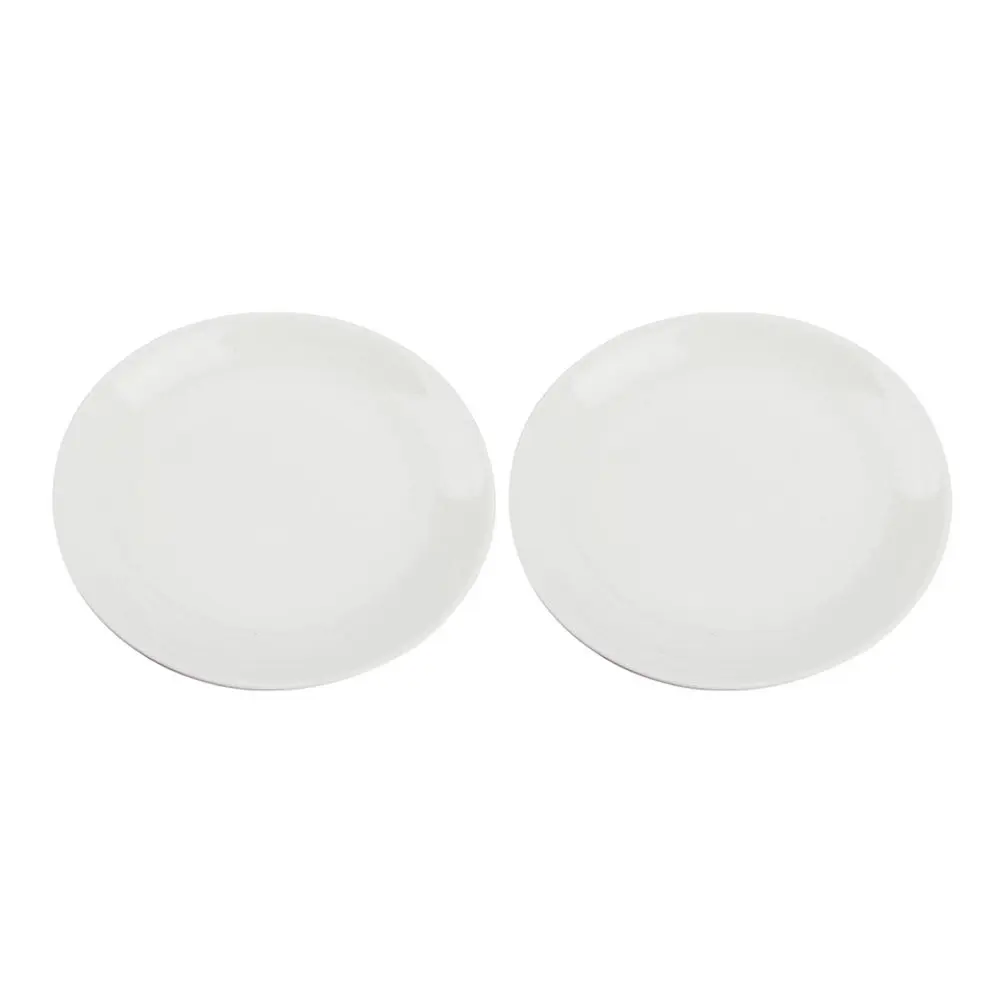 

2Pcs White Ceramic Aroma Dish 3.8 Inch Diameter for Electric Oil Warmer Fragrance Diffuser Replacement Condiment Plate Dipping