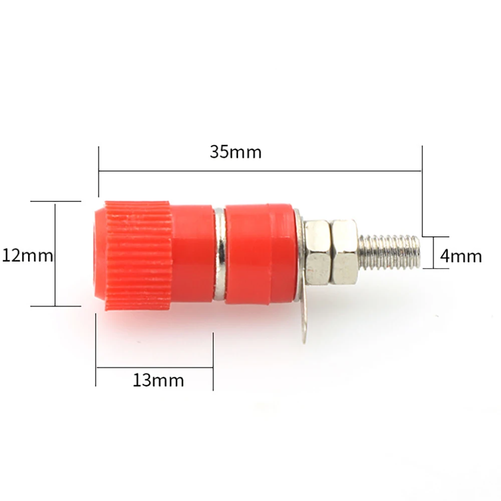 10 PCS Binding Posts Terminals 4mm Banana Plug Socket 4mm Terminal Connector for Amplifier Arduino