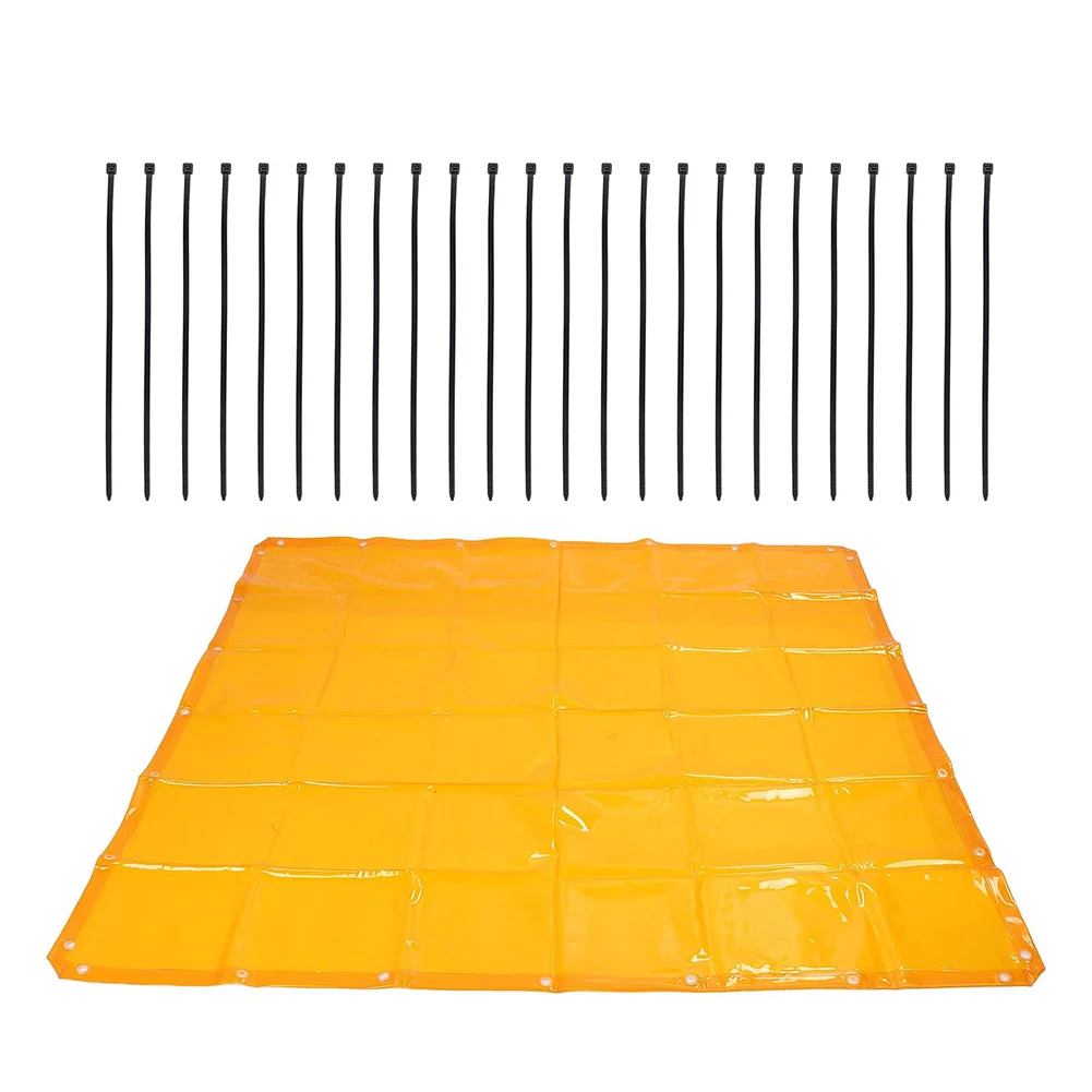 

5 7x5 7ft Welding Curtain Screen with Flame Retardant Material for Protection Against Sparks and For UV Hazards