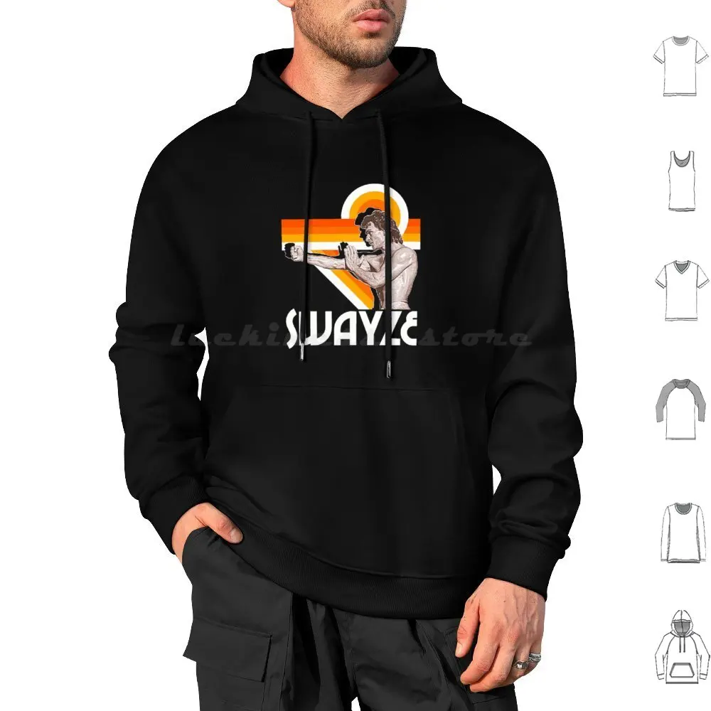 Swayze Swayze Swayze Swayze Fan Gift Hoodies Long Sleeve Point Break Swayze Partick Swayze Classic Fan Dance 80S Movie