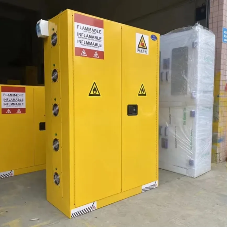 Guardsafe IBC20-H16 Lithium Battery Galvanized Steel Auto Update Charging Cabinet IP55 Protection Touch Screen Control Fan