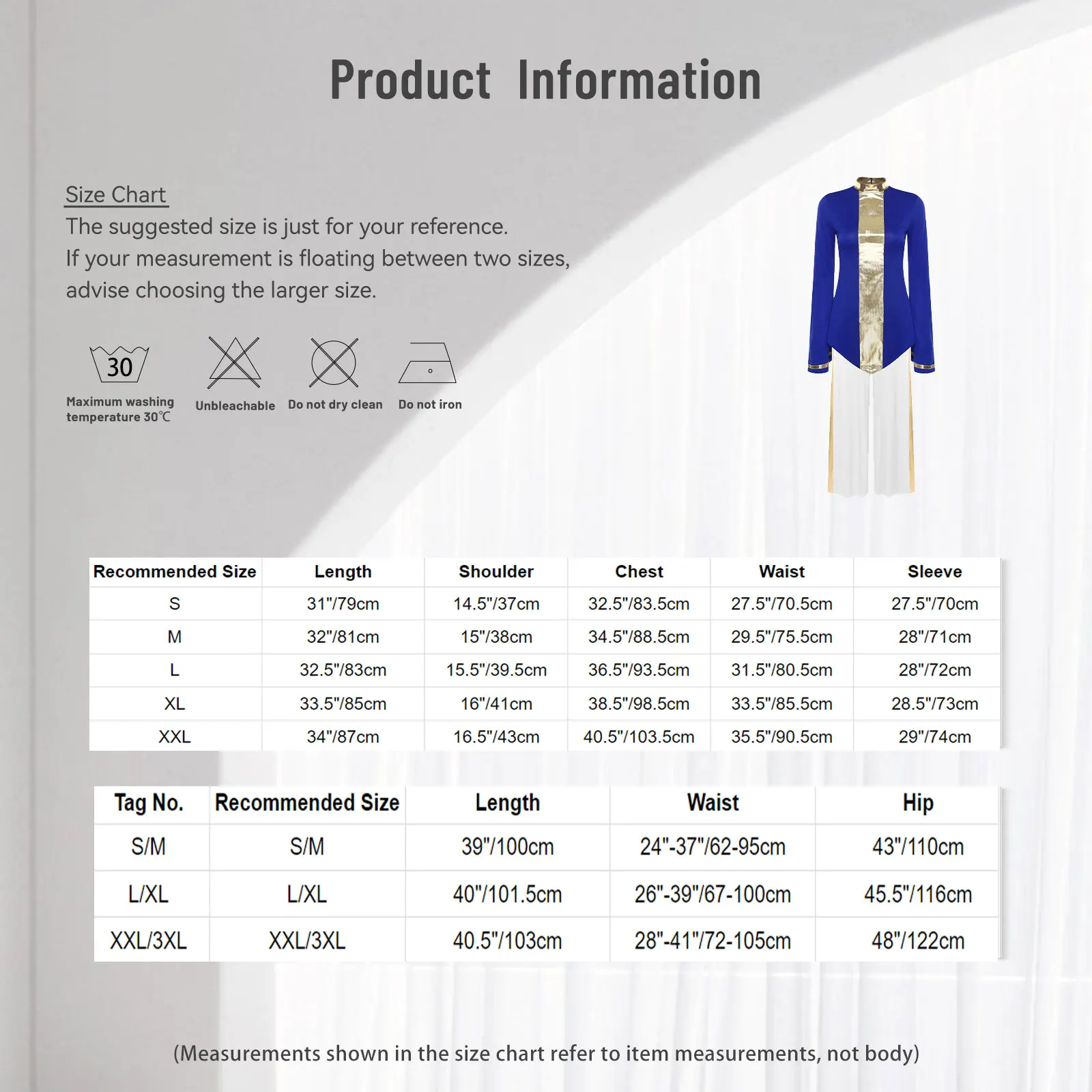 المرأة الحديثة الغنائية الثناء ملابس الرقص جوقة الكنيسة العبادة الليتورجية زي طويل الأكمام قميص معدني مع السراويل الطويلة