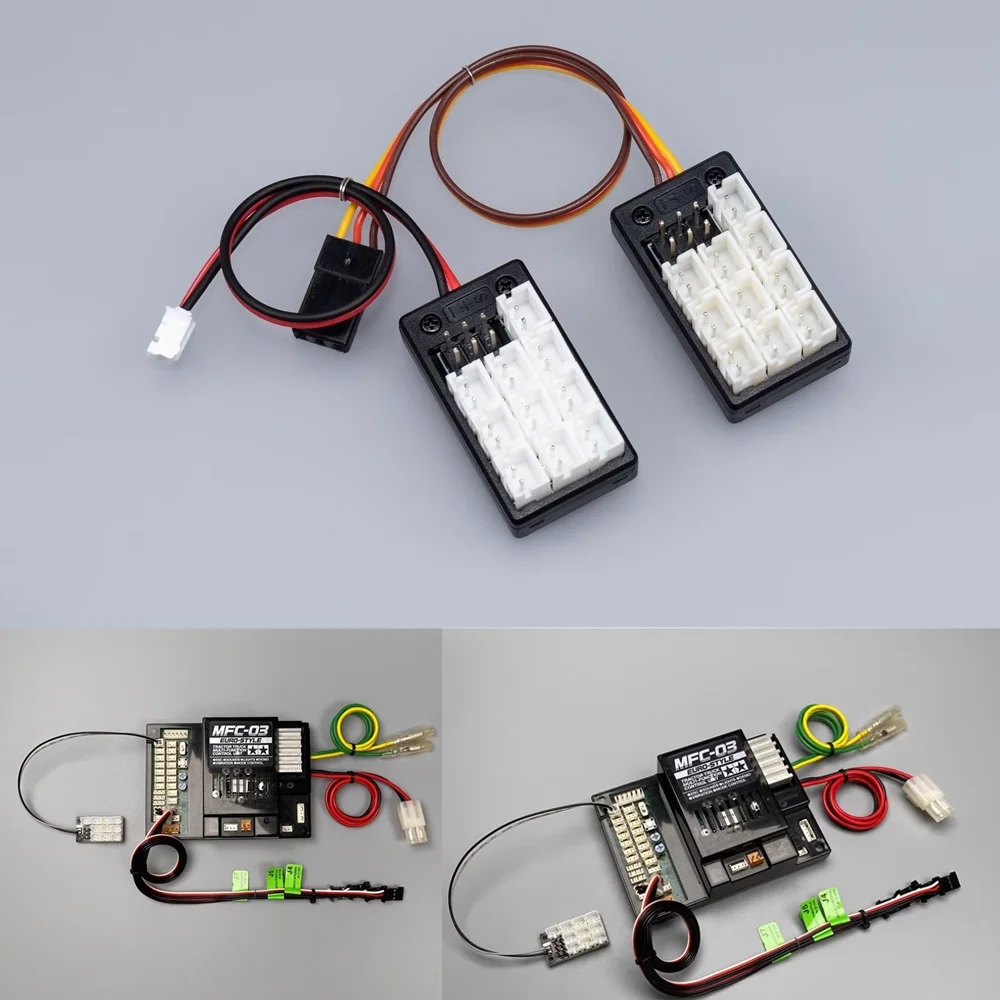 

4-in-1 PH2.0 Lamp Group Expansion Module for 1/14 Tamiya RC Truck SCANIA 770S VOLVO Mercedes-Benz ACTROS 3363 MAN Toys Car Parts