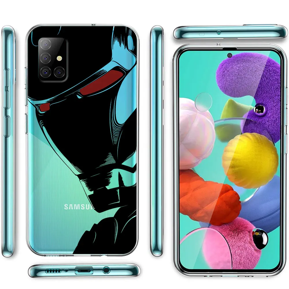 Marvel Super hero TPU Case for Samsung Galaxy A15 A21s A51 A13 A35 A54 A55 A41 A52 A53 A71 A14 A21 A24 A31 A33 A73 Phone Cover