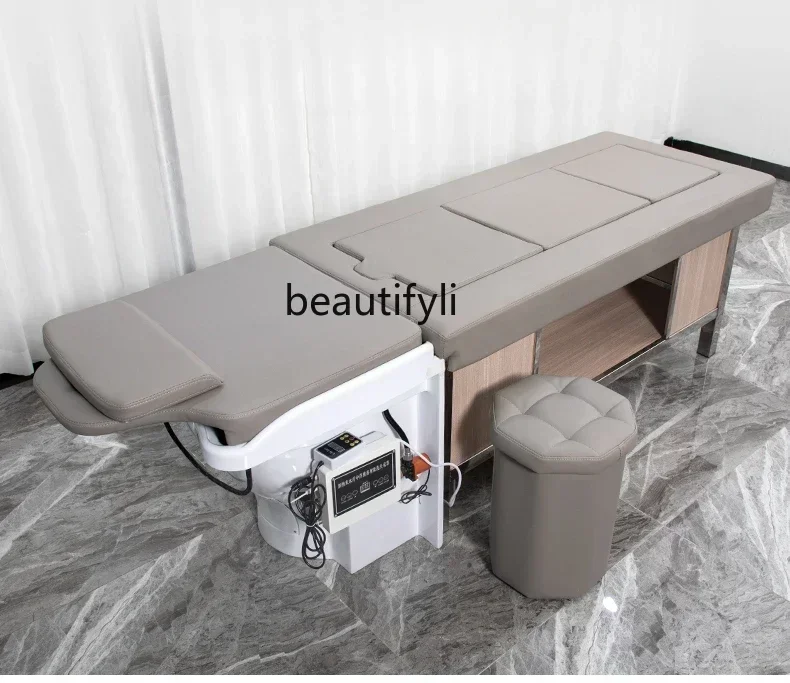 

Fumigation Therapy Whole Body Moxibustion Beauty Salon Multifunctional Steaming Bed Smoke-Free Automatic Moxibustion Bed