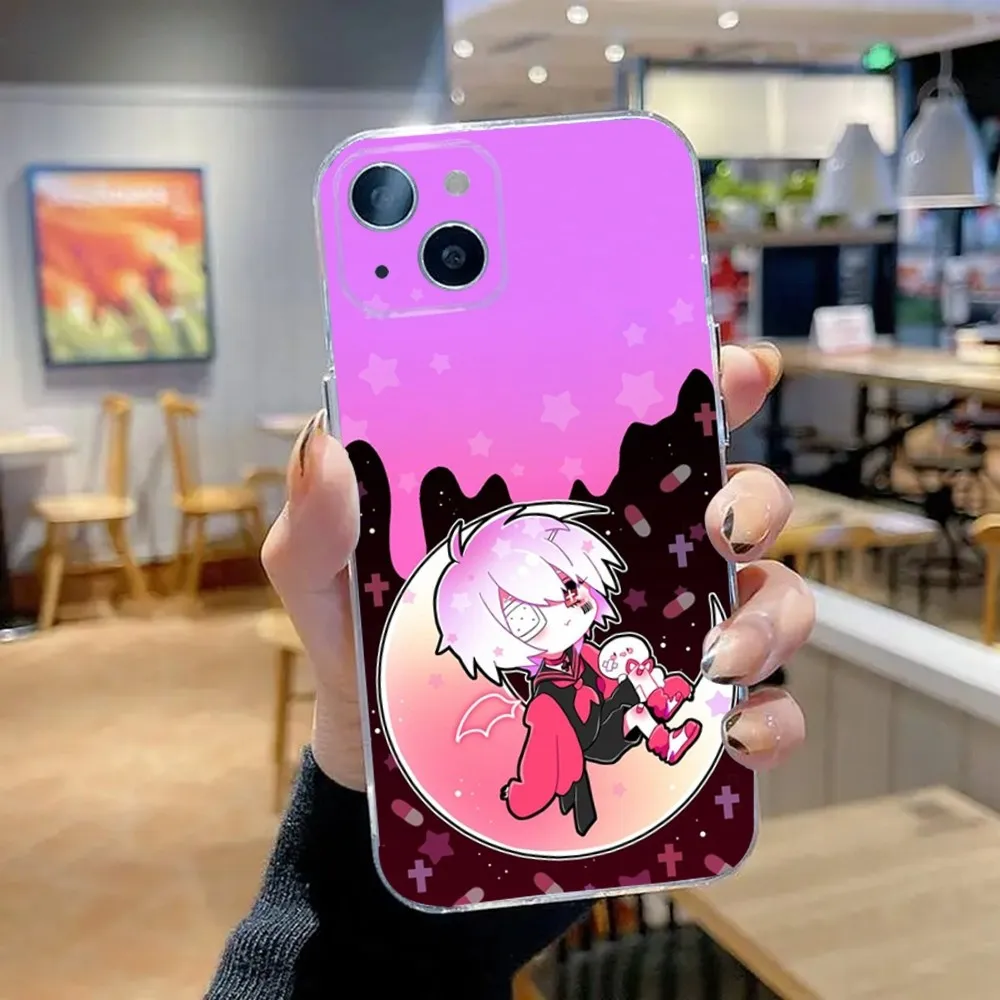 Anime mafumafu Phone Case For iPhone 15,14,13,12,11 Plus,Pro,Max,XR,XS,X,7,8 Plus,SE,Mini Transparent Silicone Soft