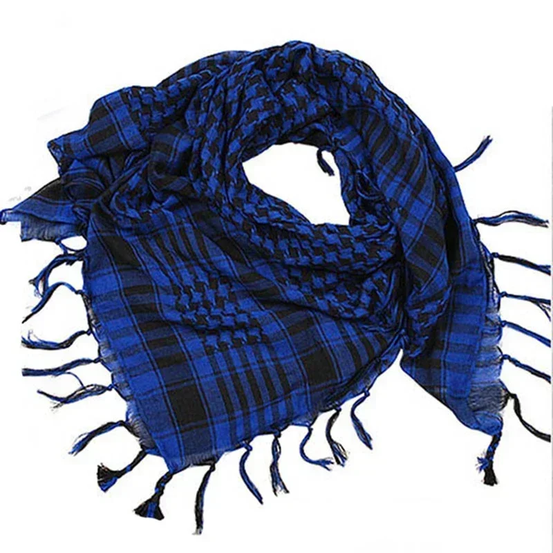 Summer Women Tactical Arab Scarf Men Fashion Lightweight Hijab Scarf Spring Army Plaid Head Scarf Keep Warm 2024New Hot Sale