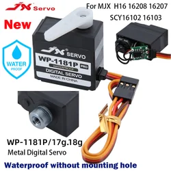 JX WP-1181P New Waterproof 17g Metal Gear Digital Servo for 1/16 Rc Car SCY16102 16101 MJXH16 16208 16207 Upgrade Parts