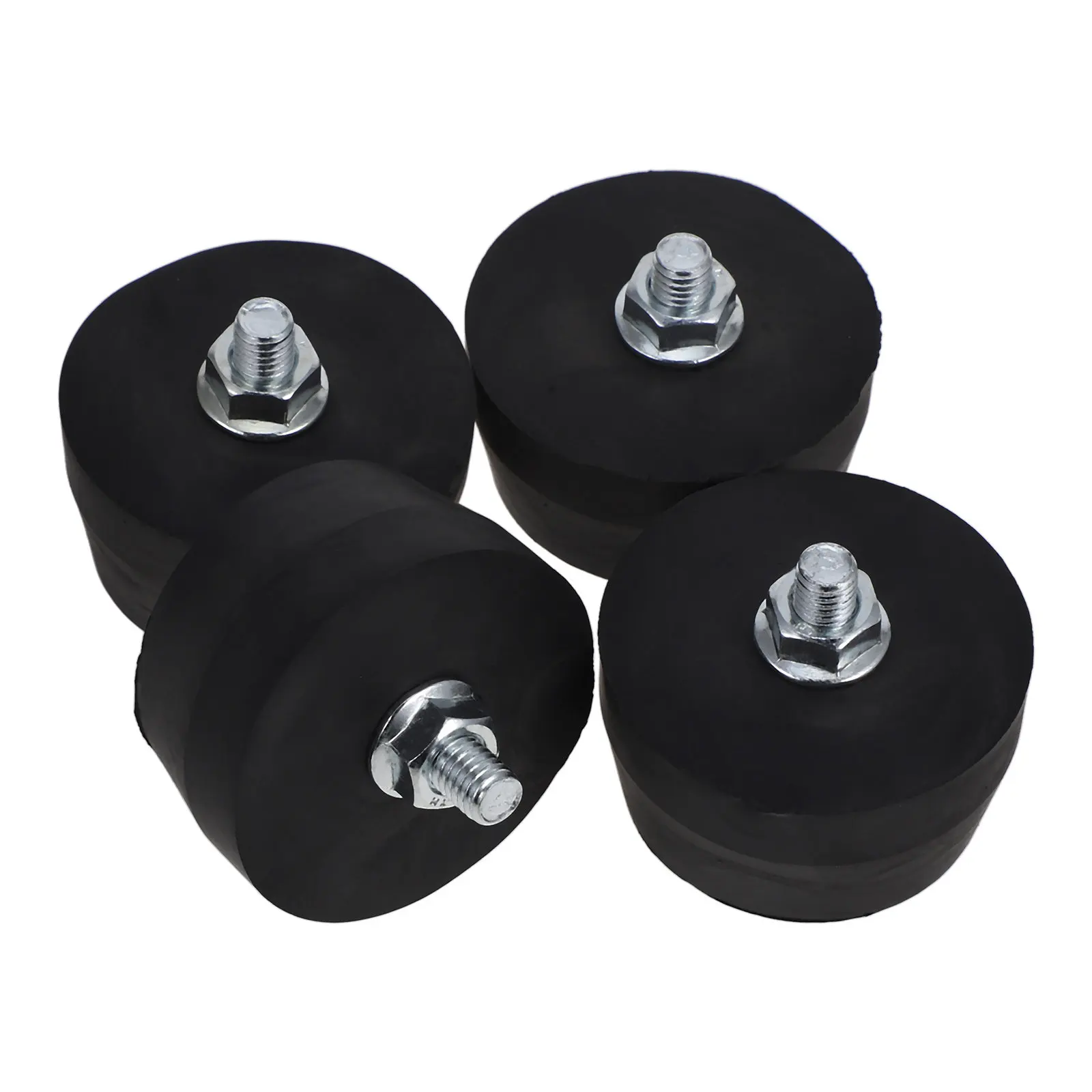 4Pcs Air Compressor Rubber Feet Pads Piston Pump Accessories Noise Vibration Reduction Foot Pad Bumpers for Generators Pressure