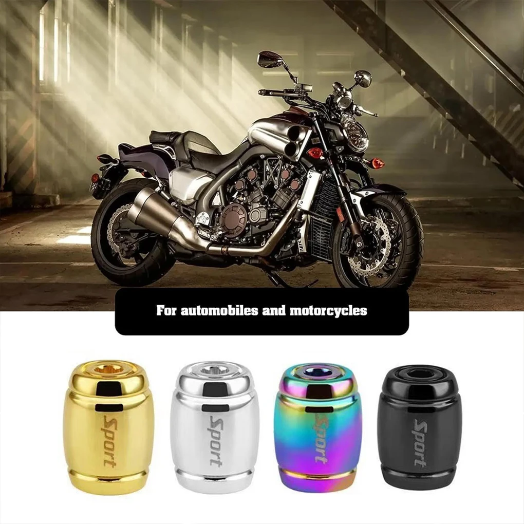 車用金属ユニバーサル合金タイヤバルブキャップ 4 個 - 耐久性と防錆砂耐久性ホイールシルバー