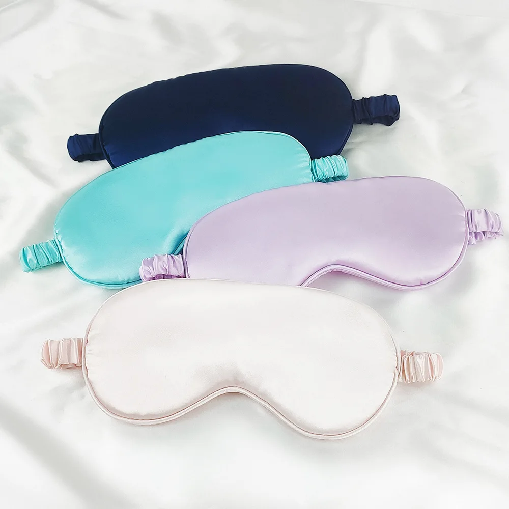 

1pc Imitated Silk Eye Patch Shading Sleep Eye Mask Eyepatch Travel Relax Cover Eyeshade Health Sleeping Shield Eye Care Tools