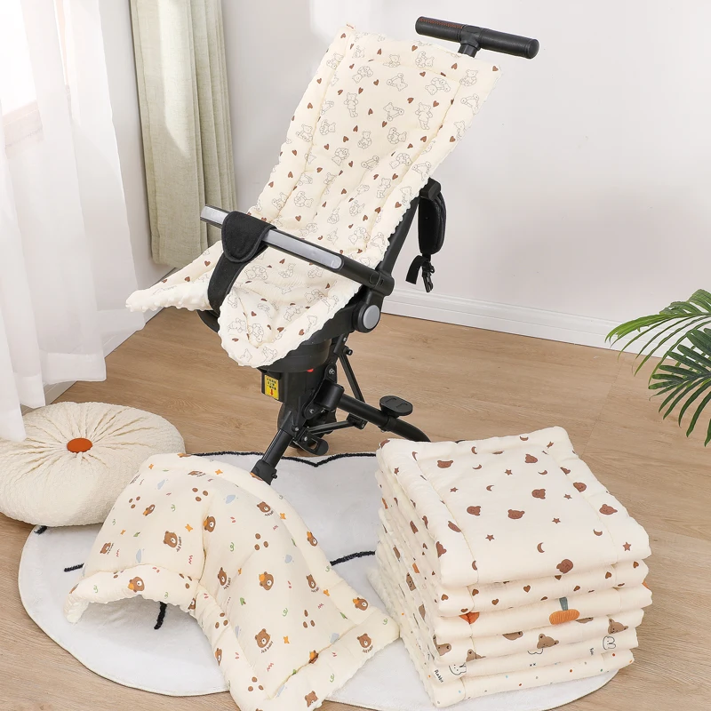 Stroller mat crib beanie down comfort mat gauze mattress padded padded baby mattress child quilt cotton mattress