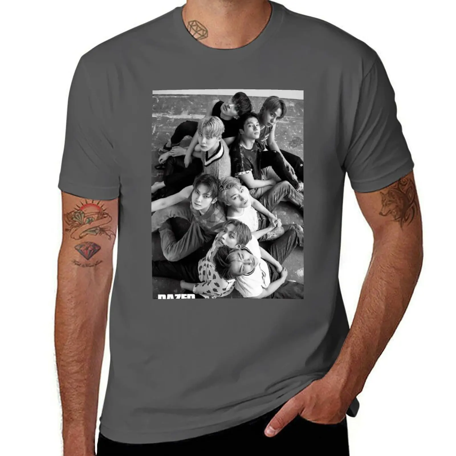 

Ateez T-Shirt anime t shirts oversize g man t shirts for men man t shirt graphic T-Shirt