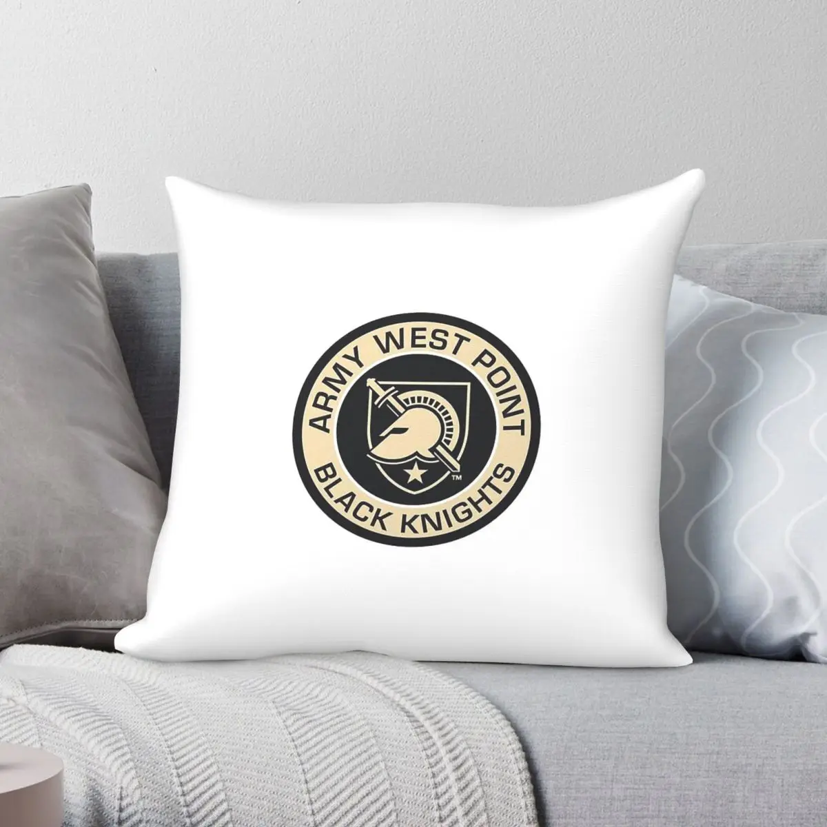 West Point Military Academy Square Pillowcase Polyester Linen Velvet Creative Zip Decor Pillow Case Home Cushion Cover