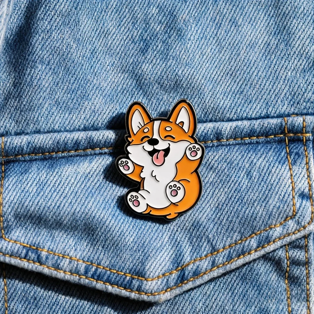 Pin de esmalte de Corgi adorab - Fashion Backpack Women reseña y precio