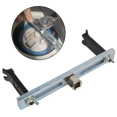 Herramientas de llave de 2 mandíbulas para cubierta de tanque de aceite de coche, removedor de palanca, tapa de bomba de combustible, llave de cambio, accesorios universales para motocicleta