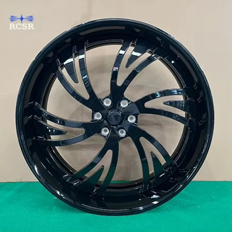 

RCSR Custom 16-26 Inch Gloss Black Forged Alloy Wheel Multi-Spoke Car Rim for SUV & Passenger Car for BMW