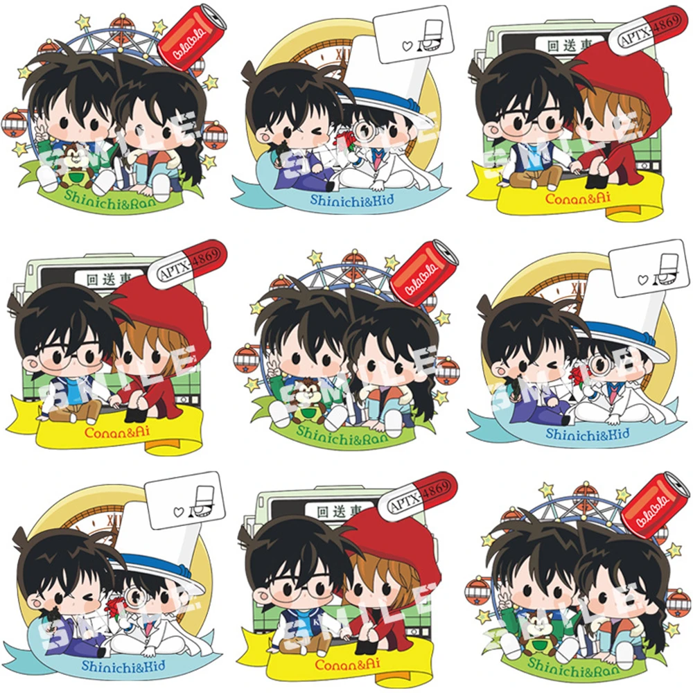 

Anime Detective Conan Case Closed Anita Hailey Vi Graythorn Mouri Ran Cosplay COSTUME Acrylic Key Chains Keyring Prop Xmas Gift