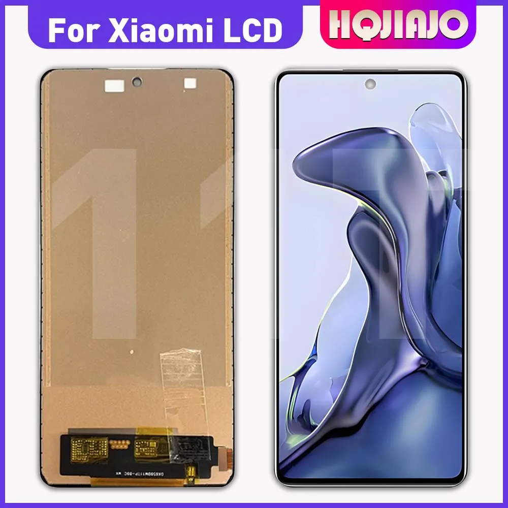 6.67'' AMOLED TFT For Xiaomi 11T LCD Display Touch Screen Digitizer For Xiaomi 11T 21081111RG LCD Replacement repair Parts