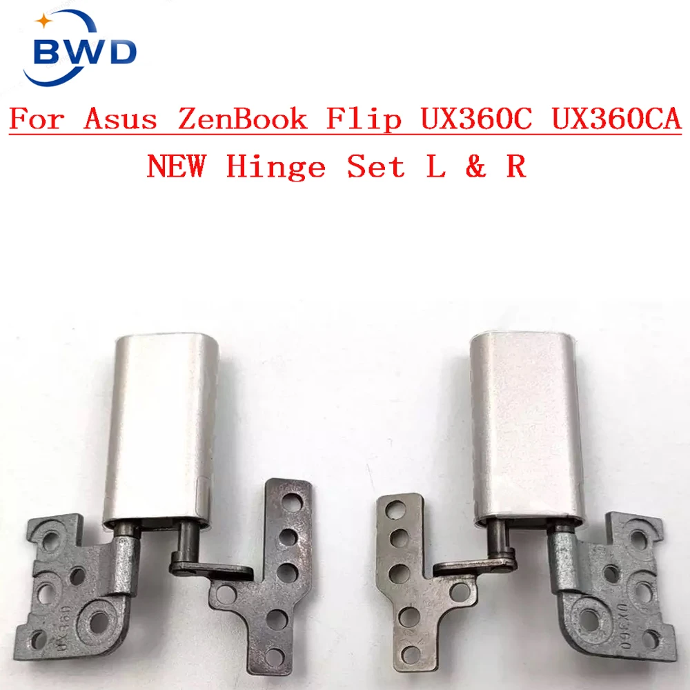 brand new For Asus Zenbook Flip UX360C UX360CA UX360CA-1B Laptop LCD TOUCH Screen Hinges Set L & R 13NB0BA2M08121 13NB0BA2M07121