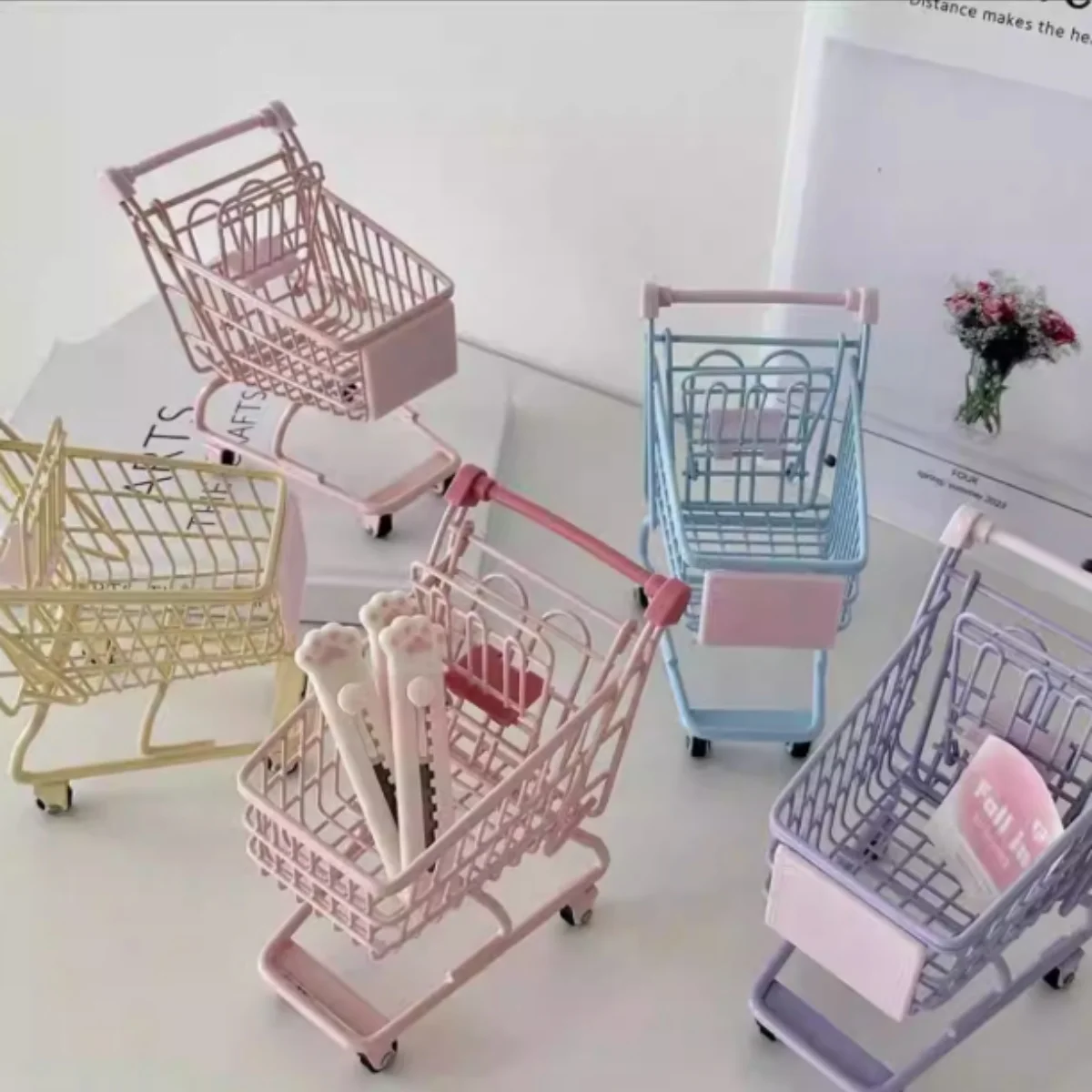 

Аксессуары для кукол Labubu, Ins Style, корзина для покупок Labubu, может сидеть внутри, модный подарок на день рождения, разноцветная мини-тележка