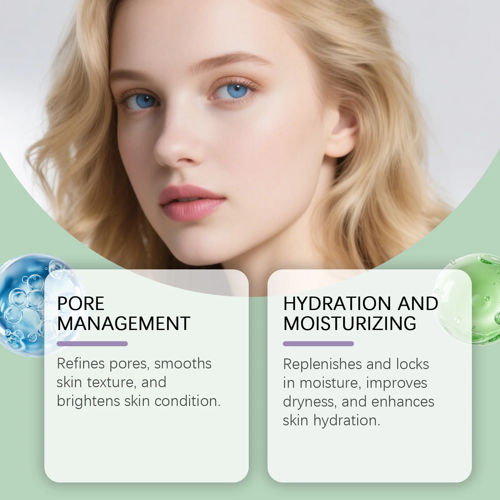 Pore Reducer Essence Deep Cleansing Face Tightening Pore Minimize Pores Oil Control Smooth Rough Skin Care Anti-Blackhead Serum