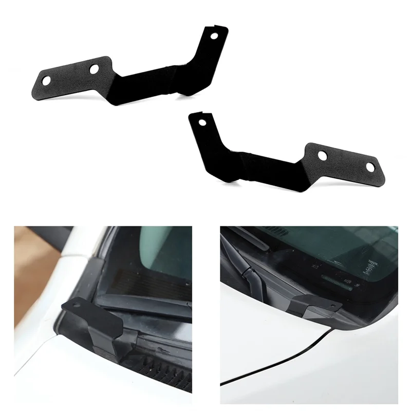 A-Pillar Mount Brackets for Toyota 4Runner 2010-2023 LED Work Light Spotlight Holder Hood Bracket Accessories