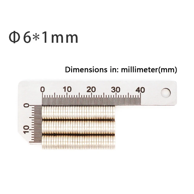 Super Strong Round Magnet 1X1 2X1 3X1 3X2 4X1 5X1 5X2 7x1 6x1 8X1 mm N35 Powerful Neodymium Permanent NdFeB Magnet Disc Magnets