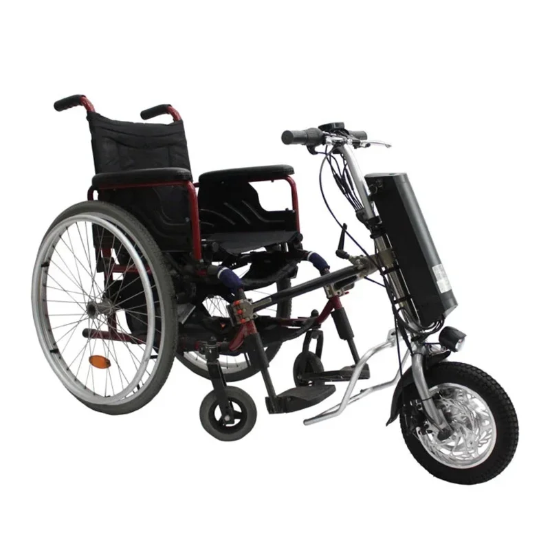 

RisunMotor Wheelchair Attachment 36V 250W/350W/500W 12" Handcycle Tractor Conversion Kits With 8.8/10.4/11.6AH Battery