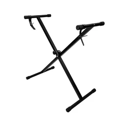 HY-X3 Adjustable Universal Metal Single-X Piano Rack Electronic Piano Stand Keyboard Instrument Stand Holder Parts Accessories