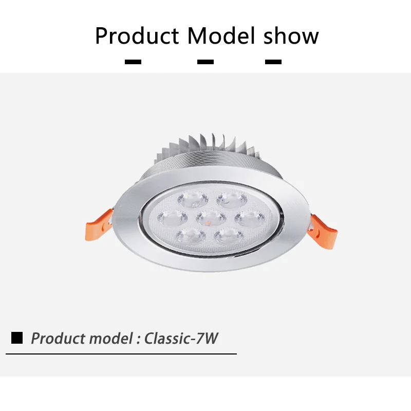 5w escudo de alumínio led downlight recesso lâmpada do teto redondo painel led para baixo luzes holofotes para sala estar quarto iluminação etc