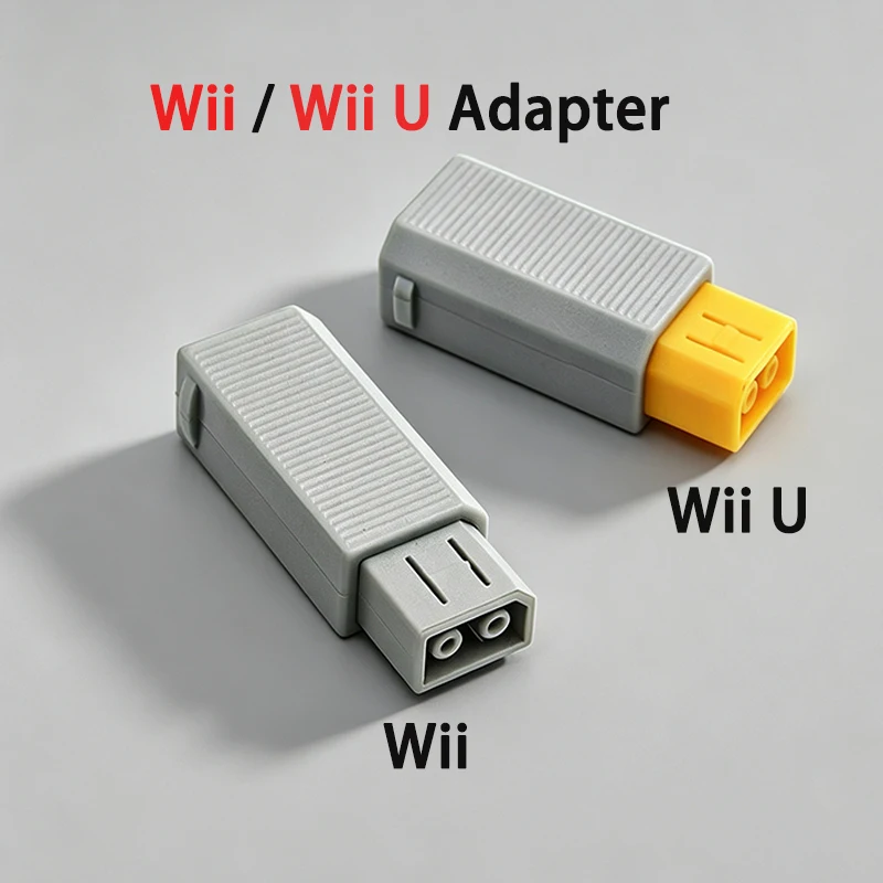 1PC Type-C Female To Wii Wii U Console Power Conversion Cable 2P 180 Degree Power Male Port Adapter view 5