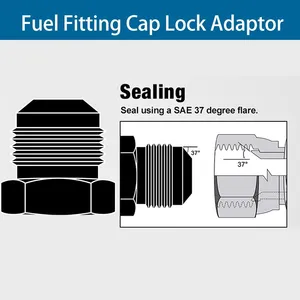 An4 an6 an8 an10 an10 an12 flok männlich, sechseckell -schwimmende Spitze, hexagonale Abdeckung Black Schlauchplockets, anodierte Aluminiumadapter 8 Hauptverkaufsverbindung 12an - №6