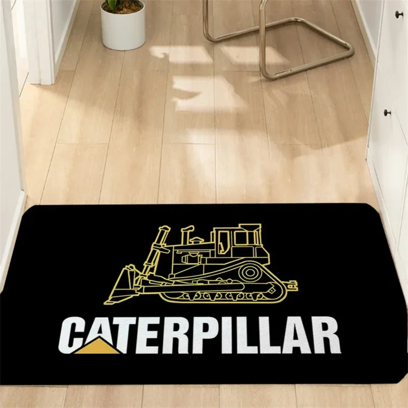 Caterpillares Bath Mat for Hallway on The Floor Kitchen Rugs Front Door Mat Entrance Outdoor Carpet in The Bedroom Rug Carpets