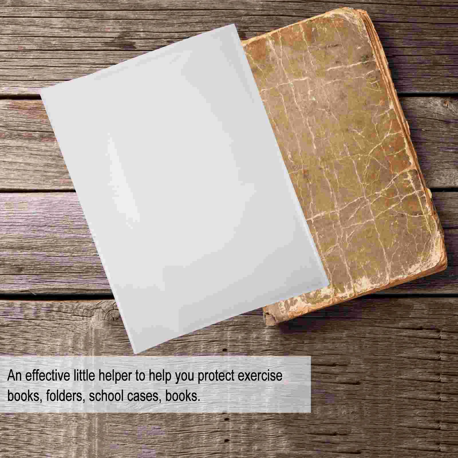 Clear Book Sleeve Cover Books Transparent Covers Supply Students Protection Tool