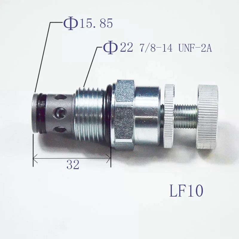 

Stainless steel threaded bi-directional throttle valve LF10-00/NV2-10 hydraulic valve