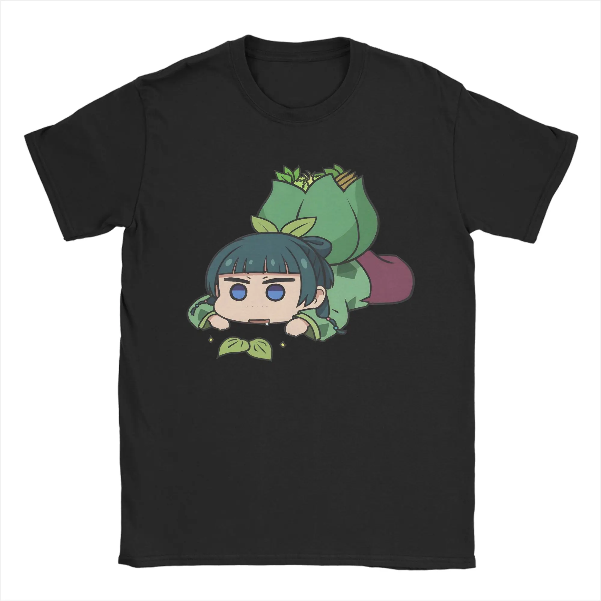 Men The Apothecary Diaries Maomao T Shirt  Pure Cotton Clothes Novelty Short Sleeve Round Collar Tee Shirt Plus Size T-Shirt