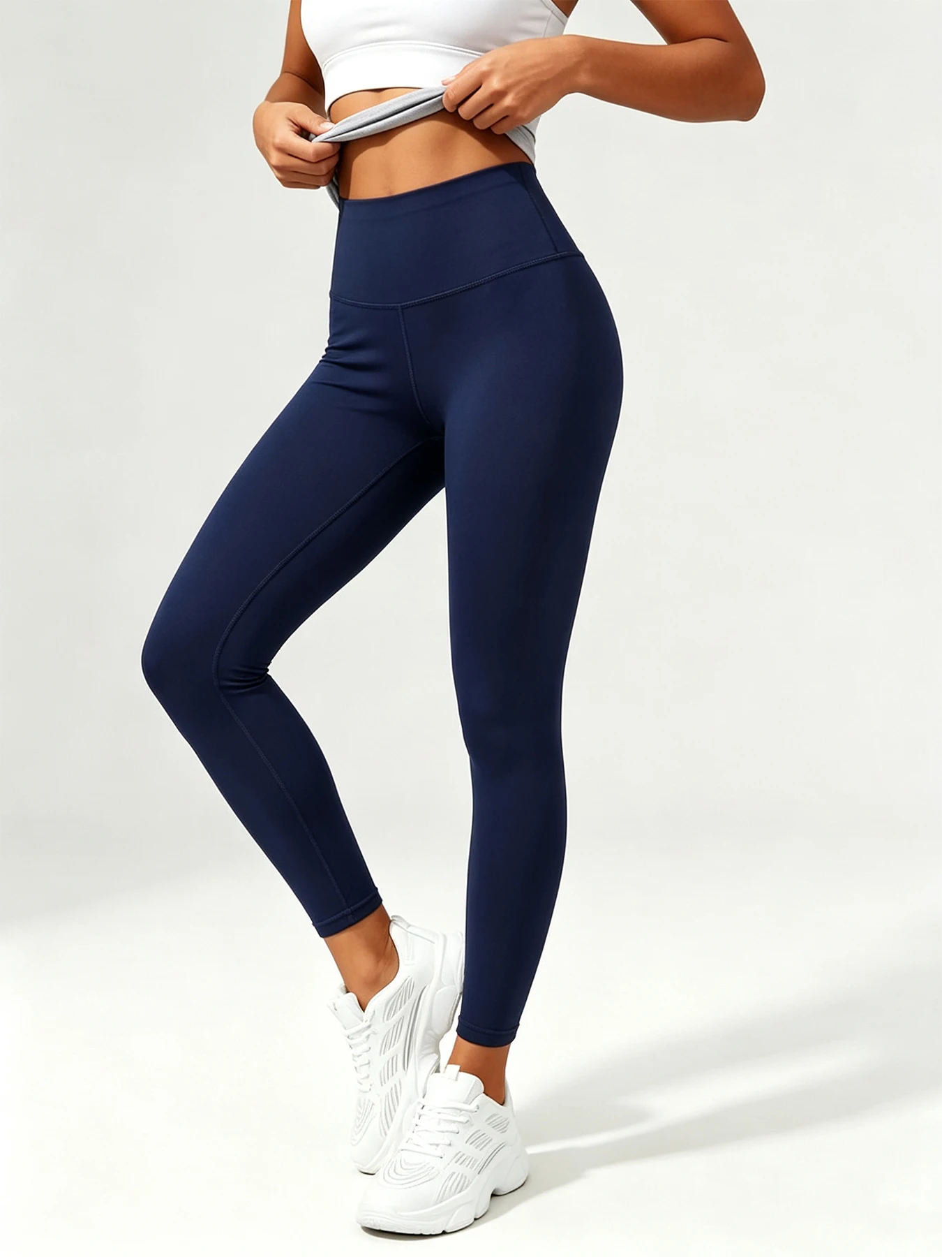 Women's High Waisted Hip Lifting Yoga Leggings Naked feeling Fitness Leggings Running Cycling Pants Breathable Sports Leggings