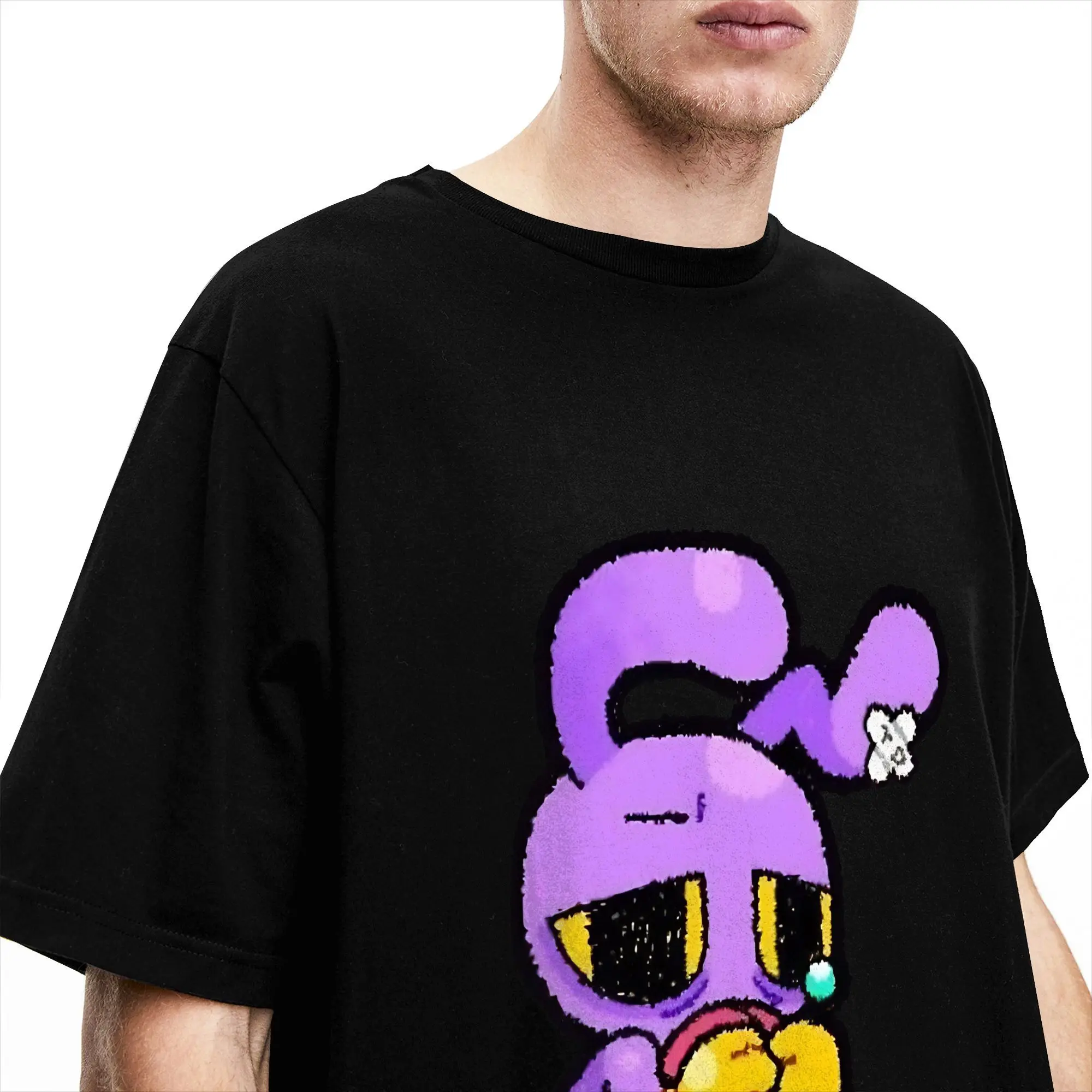 Amazing Circus Jax TADC Rabbit T-Shirt Sommer-Baumwoll-T-Shirts für Herren, trendiges, lässiges T-Shirt, kurzärmelig, Street-Style-Tops – Detail 3