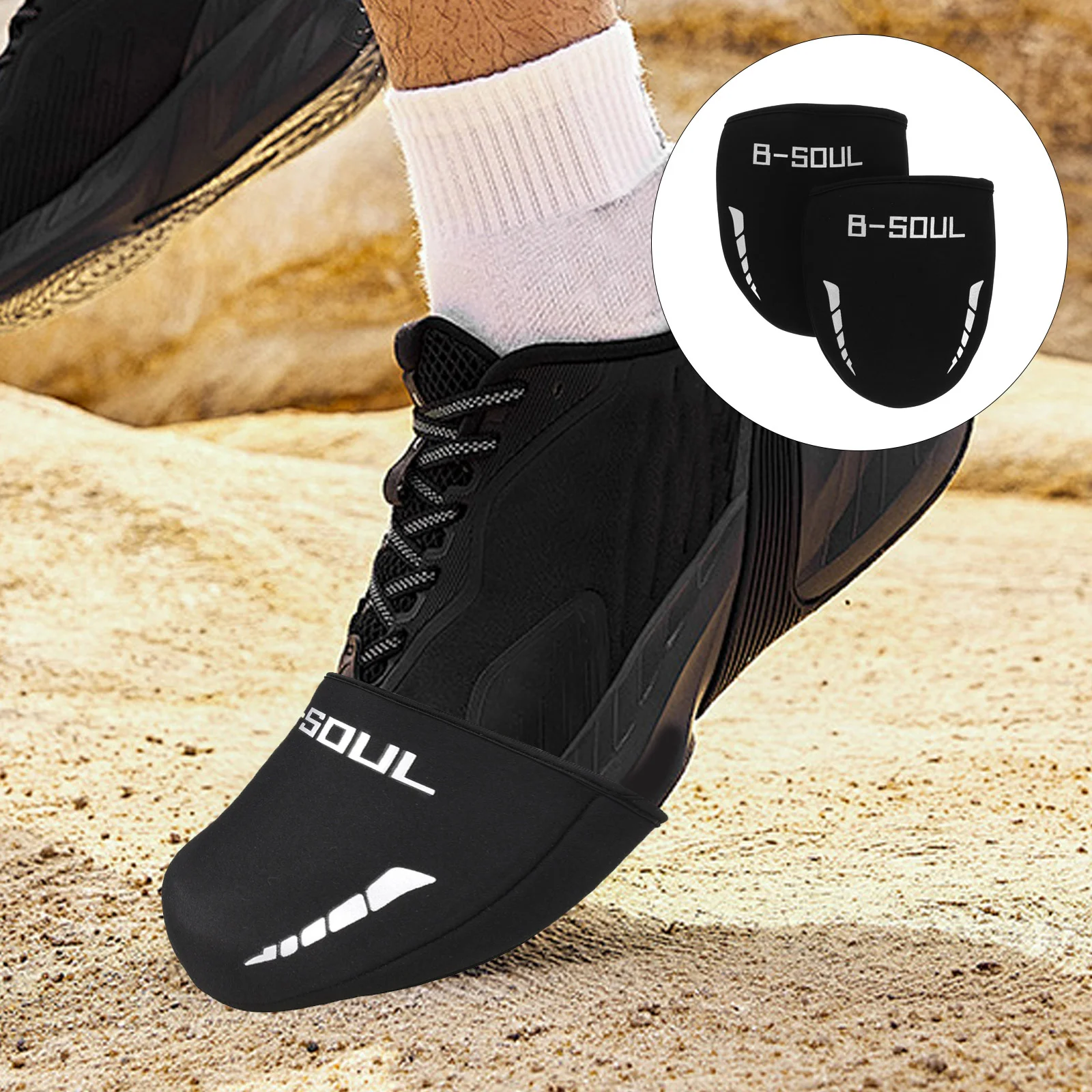 

Mountain Bike Anti-slip Waterproof Shoe Covers Protector Thermal Cycling Winter for Riding