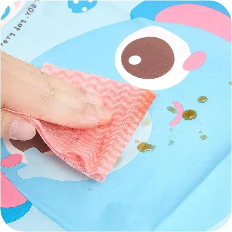 1Set Child Kid Apron Cuff Kit Kitchen Art Baking Painting Pinafore+Arm Sleeve PE PVC Waterproof Cartoon Cute Animal Style Aprons