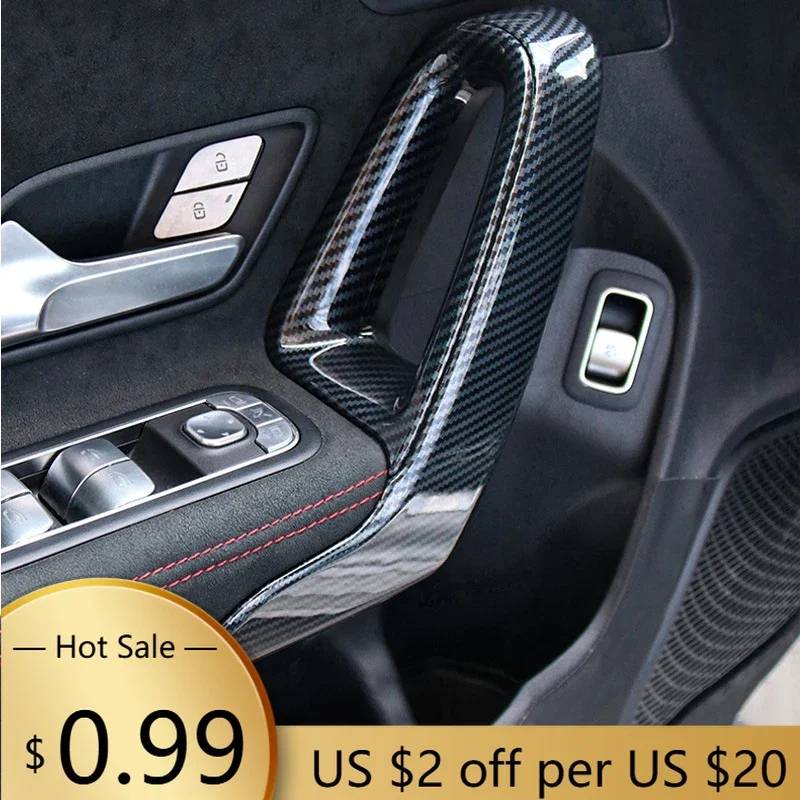 

Чехлы на руль, подлокотник двери, ручка, панель, накладка для Mercedes Benz A Class W177 CLA C118 2019-2022, автомобильный аксессуар, автомобиль