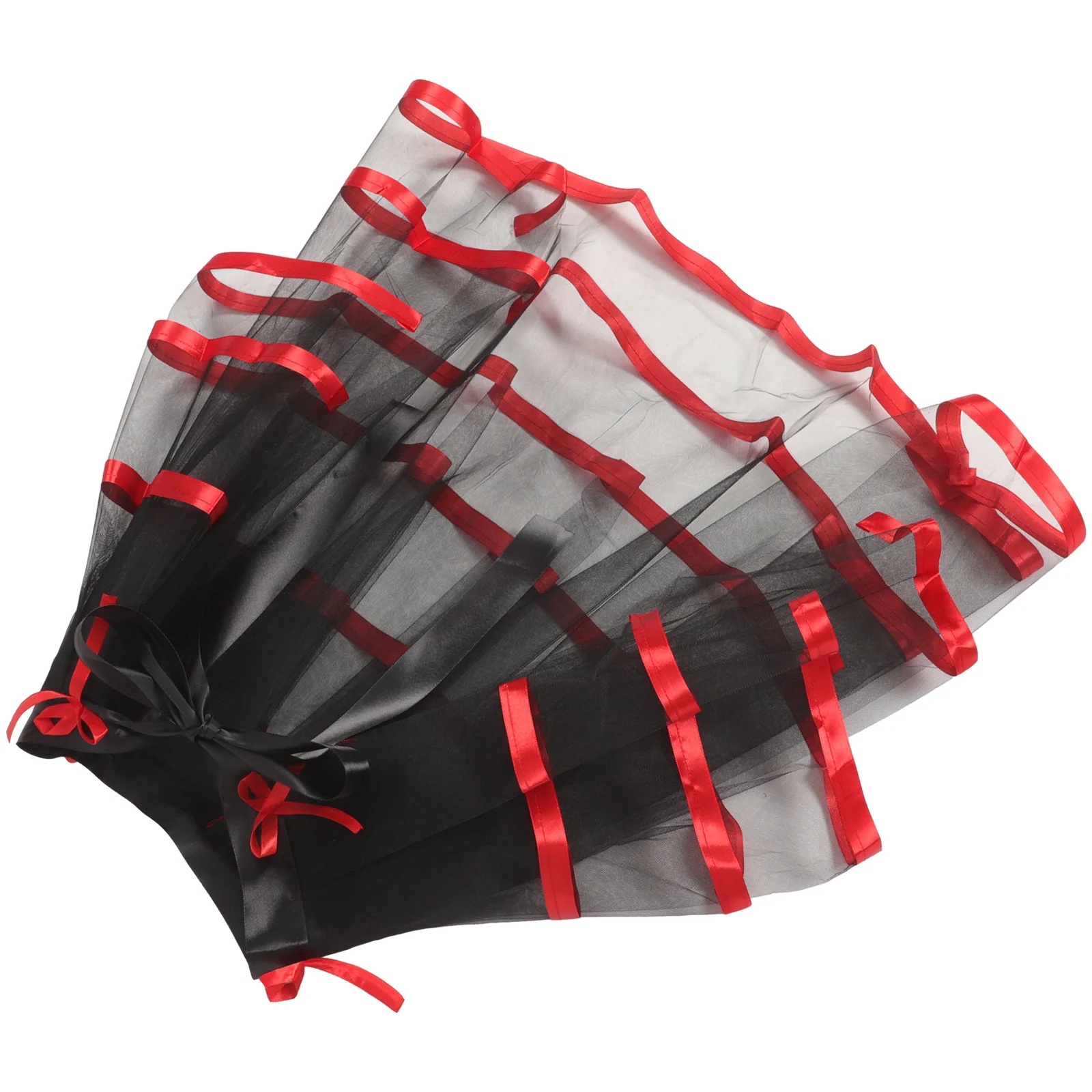 

Tie On Half Skirt Tulle Detachable Bustle For Women Steampunk Gothic Costume Prom Performance Wedding Party Halloween
