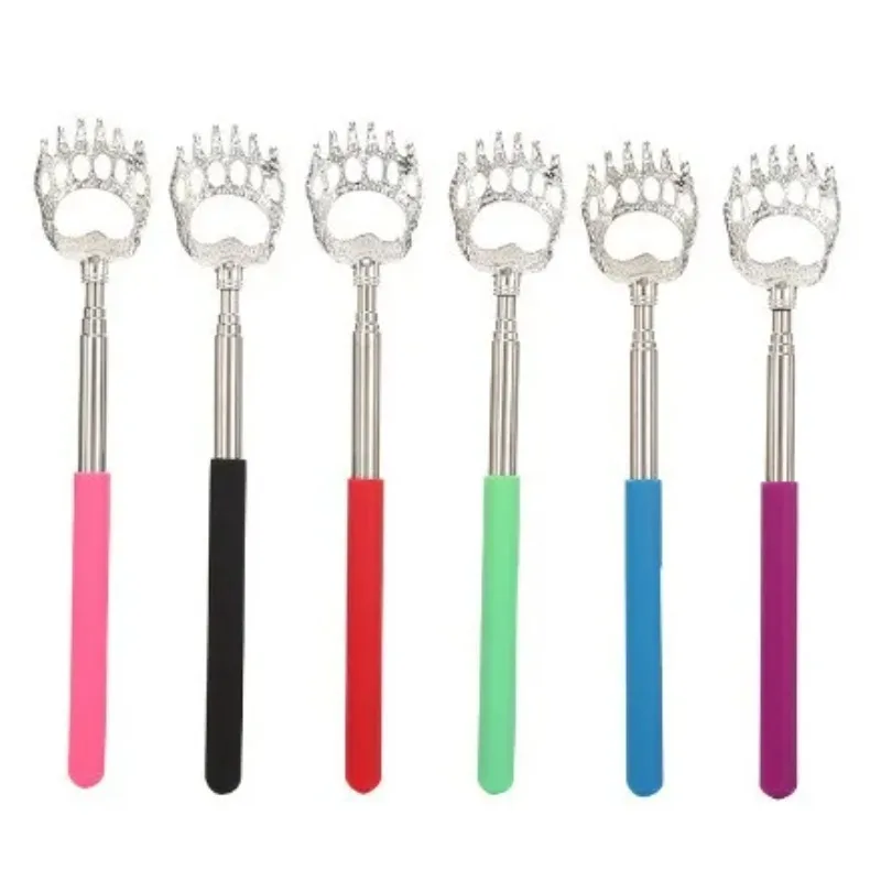 Extendable Massage Claw Back Scratcher Stainless Steel Claw Back Scraper Extendable Telescopic Itch Stick Health Products Hackle view 6